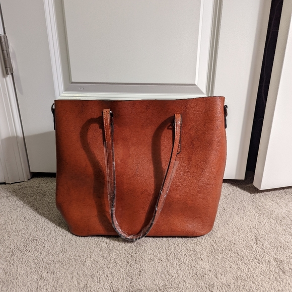 Weekend Edit Vegan Leather Tote 